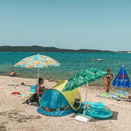Luxury Beach Villa W Sea Sunset Views Sibenik Exterior photo